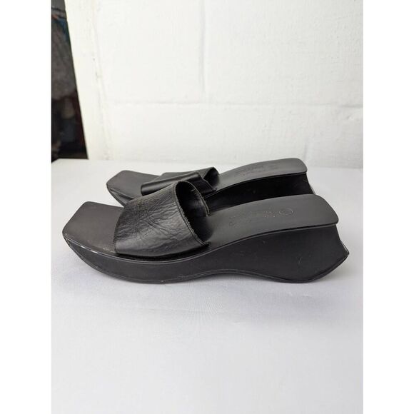 Mossimo Vintage 90s Y2K Platform Sandals Chunky Platform Square toe Women’s Sz 7 - Picture 1 of 6